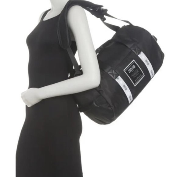 VERSACE Jeans Couture Travel Duffel Bag. Black. Tote. Travel. Bag. NWT. - Picture 2 of 9